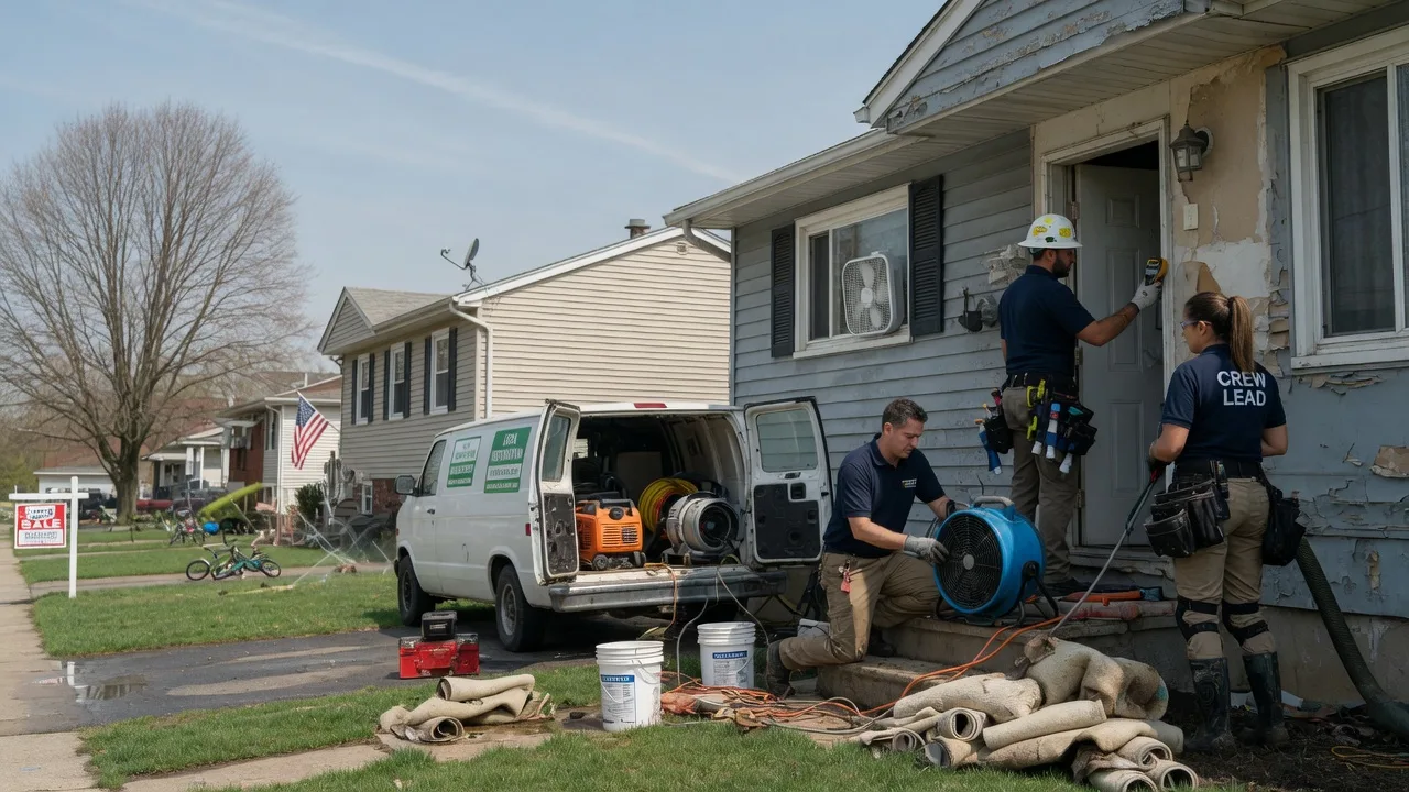 Flood Cleanup in Tilghman, MD near me